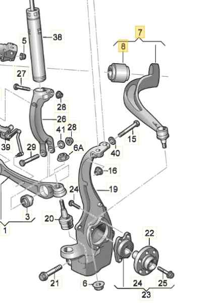 BRAZO SUSPENSION INFERIOR DELANTERO IZQUIERDO