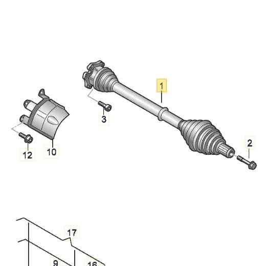 TRANSMISION DELANTERA DERECHA