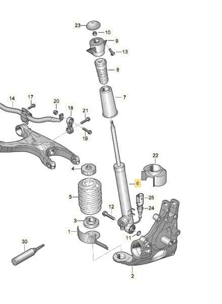 8K0513035K AMORTIGUADOR TRASERO DERECHO AUDI A4 BER. (B8)