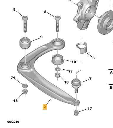 BRAZO SUSPENSION INFERIOR DELANTERO DERECHO