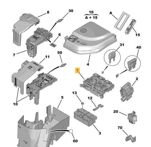 CAJA RELES / FUSIBLES