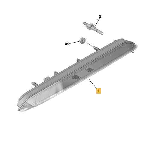 LUZ CENTRAL DE FRENO