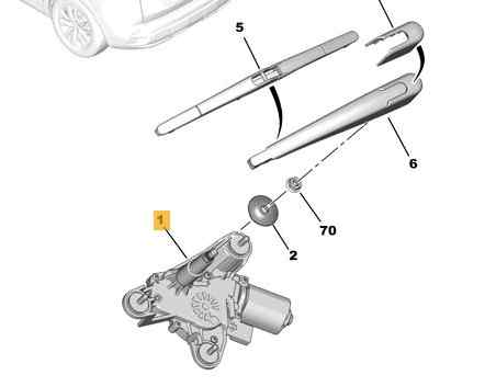 MOTOR LIMPIA TRASERO