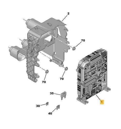 CAJA RELES / FUSIBLES