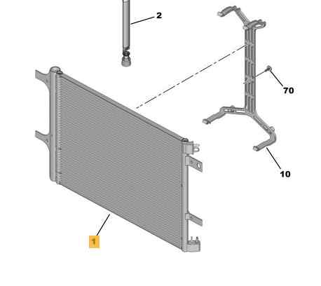 CONDENSADOR / RADIADOR  AIRE ACONDICIONADO