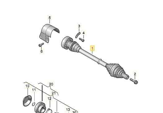 TRANSMISION DELANTERA IZQUIERDA