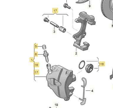 PINZA FRENO DELANTERA DERECHA