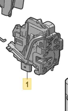 CERRADURA PUERTA TRASERA IZQUIERDA 