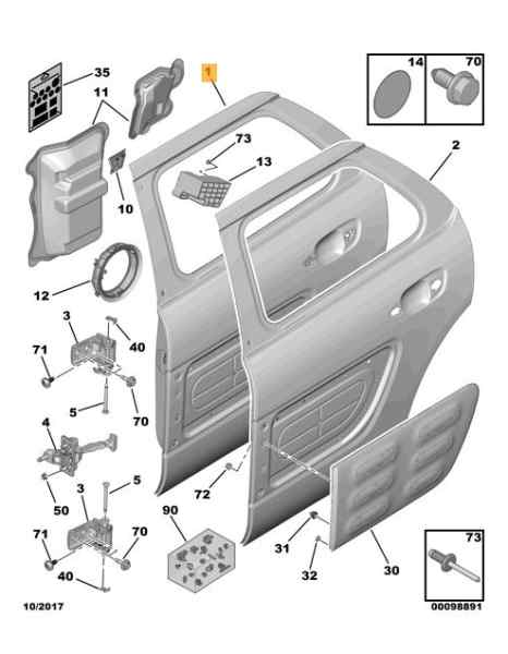 PUERTA TRASERA IZQUIERDA