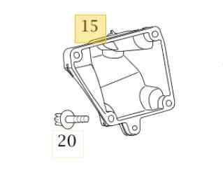A2722231604 SOPORTE MOTOR DERECHO MERCEDES CLASE CLS (W219)