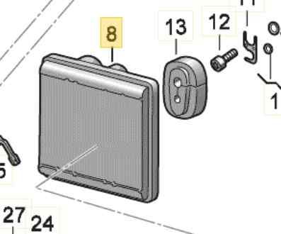 EVAPORADOR AIRE ACONDICIONADO
