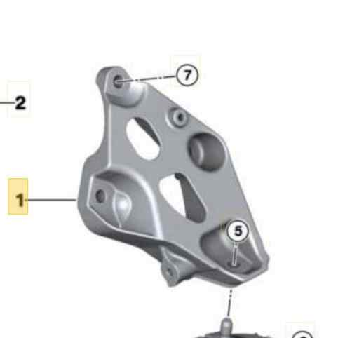 SOPORTE MOTOR IZQUIERDO