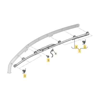 5E6880741E AIRBAG CORTINA DELANTERO IZQUIERDO SKODA OCTAVIA