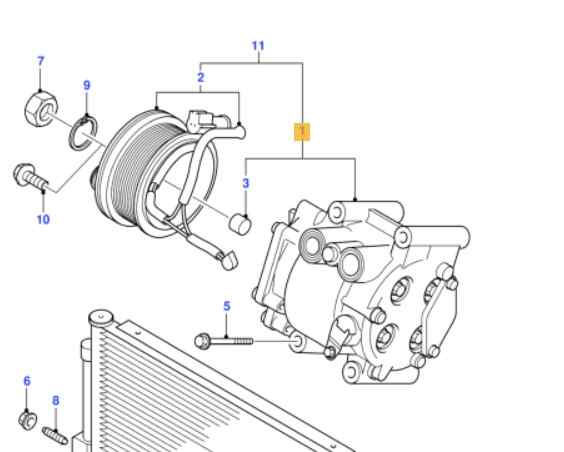 5222062 COMPRESOR AIRE ACONDICIONADO FORD MONDEO BERLINA (GE)