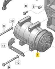 8D0 260 805 M COMPRESOR AIRE ACONDICIONADO VOLKSWAGEN PASSAT BERL.-COMBI W8