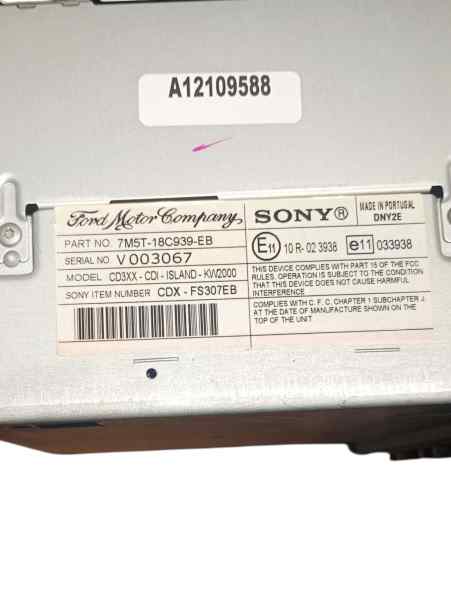 SISTEMA AUDIO RADIO CD FORD FOCUS LIM. (CB4)