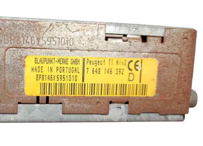 SISTEMA AUDIO RADIO CD PEUGEOT 206 BERLINA BP8146V8562435 foto 4