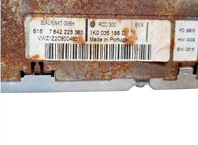 SISTEMA AUDIO RADIO CD VOLKSWAGEN TOURAN (1T1) foto 4