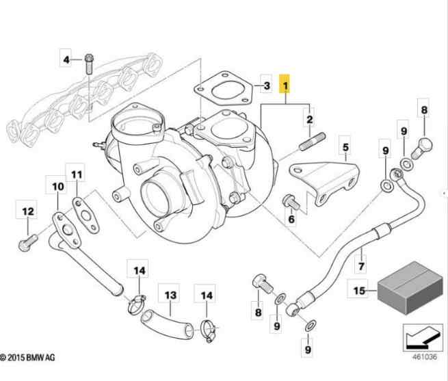 TURBOCOMPRESOR BMW SERIE 5 TOURING (E61)