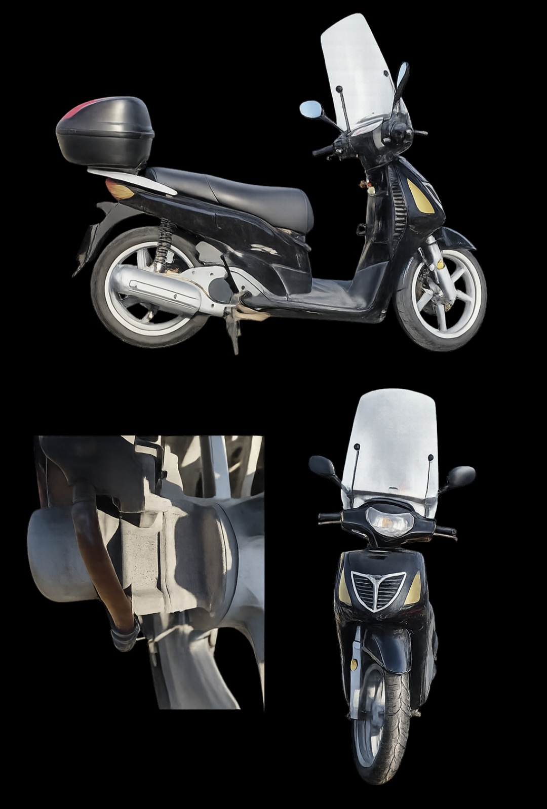 Carendado placas motor llanta clausor DESPIECE COMPLETO HONDA SH 125