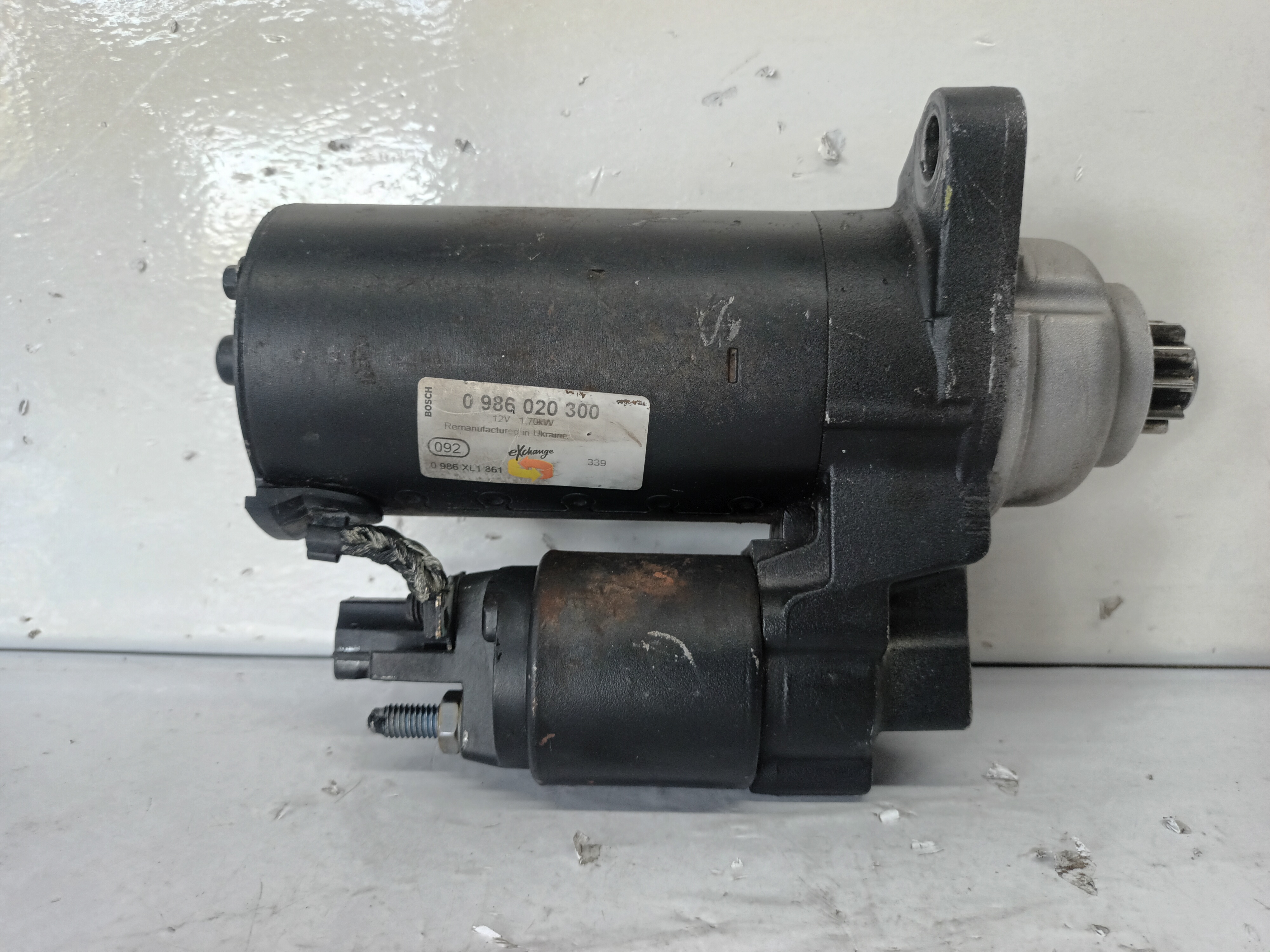 0986020300 MOTOR ARRANQUE SEAT IBIZA (6L1) 0001123018 - 1005831344 02T911024 - 02T911024X