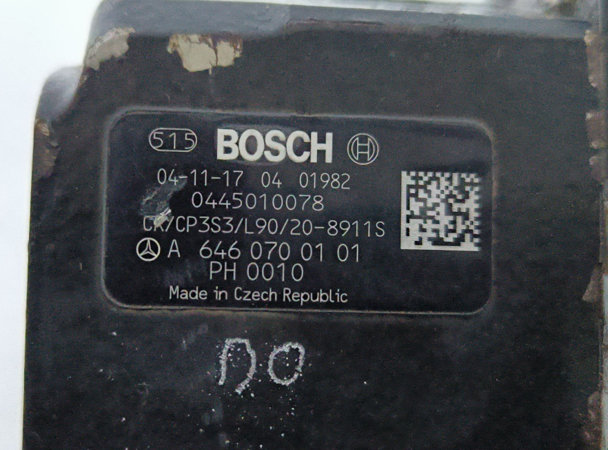 BOMBA INYECCION MERCEDES VITO (W639) BASIC, COMBI A6110701401 / A 648 070 00 01 / A6480700001 foto 4