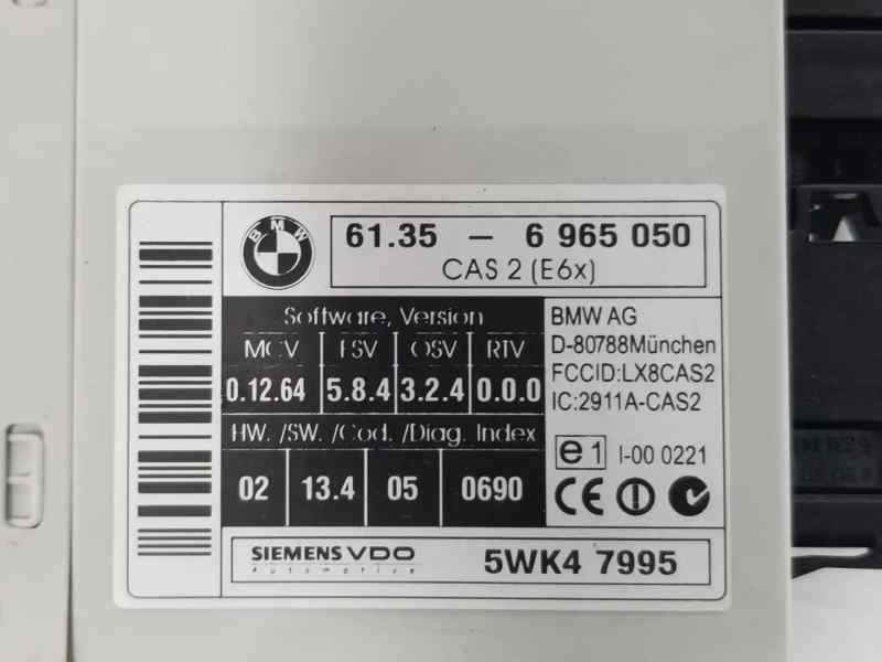 MODULO ELECTRONICO BMW SERIE 5 TOURING (E61) foto 3